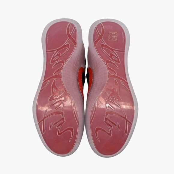 Christian Louboutin Arpoador Navy Drawstring Sock Sneakers Size 39 US 9 Women's - Picture 13 of 16